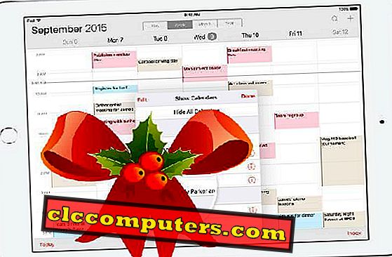 Как да добавите календар за празници в iPhone / iPad